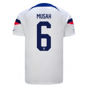 Stany Zjednoczone Yunus Musah #6 Koszulka Podstawowych MŚ 2022 Krótki Rękaw